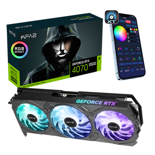 KFA2 GeForce RTX™ 4070 Ti SUPER EX Gamer 1-Click OC V2