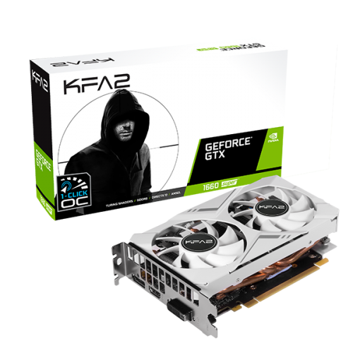 KFA2 GeForce® GTX 1660 Super ELITE White (1-Click OC)