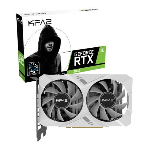 KFA2 GeForce® RTX 2070 WHITE Mini (1-Click OC)