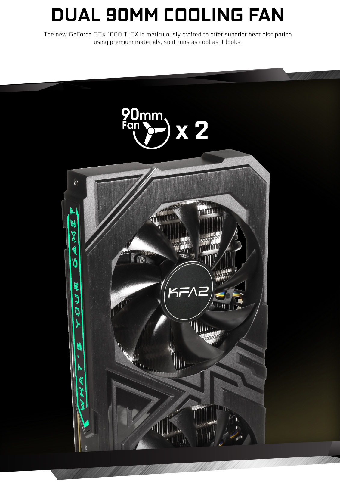 KFA2 GeForce® GTX 1660 Ti EX (1-Click OC) - GeForce® GTX 16 Series